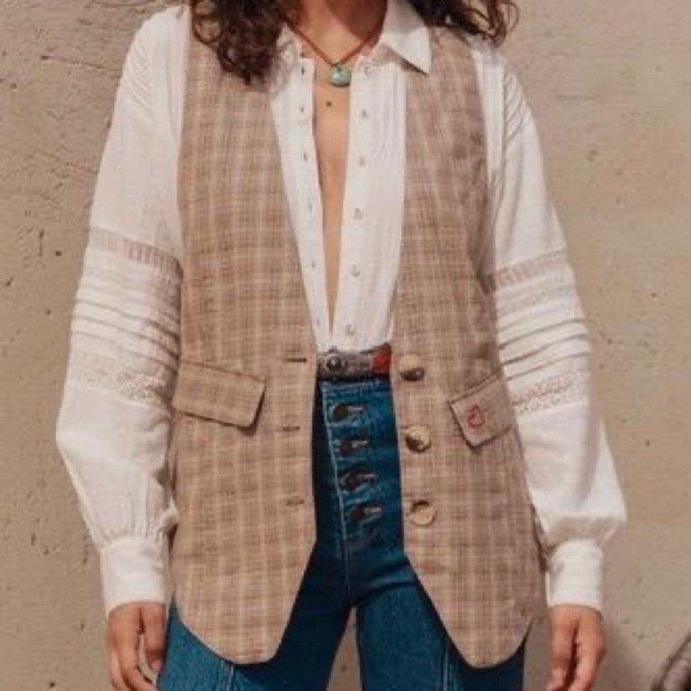 Spell Arizona Vest in Check size S